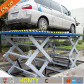 Manual hydraulic lifting table trolley